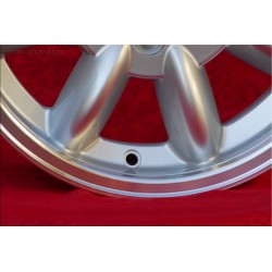 1 pc. wheel Saab Minilite 5.5x15 ET15 4x114.3 silver/diamond cut MBG, TR2-TR6, Saab 99