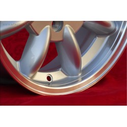 4 pcs. wheels Saab Minilite 5.5x15 ET15 4x114.3 silver/diamond cut MBG, TR2-TR6, Saab 99