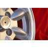 1 pc. wheel Triumph Minilite 5.5x13 ET25 4x95.25 silver/diamond cut Spitfire, TR7, Herald, GT6, Vitesse