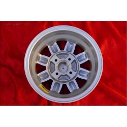 4 pcs. wheels Triumph Minilite 5.5x13 ET25 4x95.25 silver/diamond cut Spitfire, TR7, Herald, GT6, Vitesse