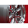1 pc. wheel Triumph Minilite 7x15 ET0 4x114.3 silver/diamond cut 240Z, 260Z, 280Z, 280 ZX