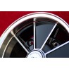 4 pcs. wheels Volkswagen BRM 5.5x15 ET10 5x205 black/diamond cut Beetle -67, T1, T2a