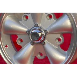 1 pz. cerchio Volkswagen EMPI 5.5x15 ET10 5x205 silver/diamond cut Beetle -67, T1, T2a