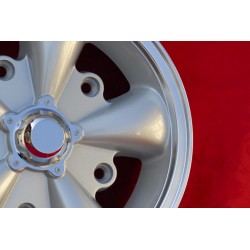 1 pz. cerchio Volkswagen EMPI 5.5x15 ET10 5x205 silver/diamond cut Beetle -67, T1, T2a