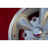 4 pcs. jantes Volkswagen EMPI 5.5x15 ET10 5x205 silver/diamond cut Beetle -67, T1, T2a