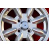 1 pc. jante Volkswagen Minilite 5.5x13 ET18 4x100 silver/diamond cut 1502-2002tii, 3 E21