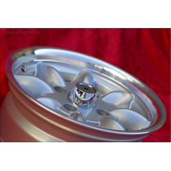 1 pz. cerchio Volkswagen Minilite 6x13 ET13 4x100 silver/diamond cut 1502-2002tii, 3 E21