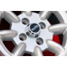 1 pz. cerchio Volkswagen Minilite 7x13 ET5 4x100 silver/diamond cut 1502-2002tii, 3 E21
