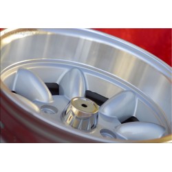 1 pz. cerchio Volkswagen Minilite 7x13 ET-7 4x100 silver/diamond cut 1502-2002tii, 3 E21