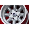 1 pz. cerchio Volkswagen Minilite 8x13 ET-6 4x100 silver/diamond cut 1502-2002 tii, 3 E21
